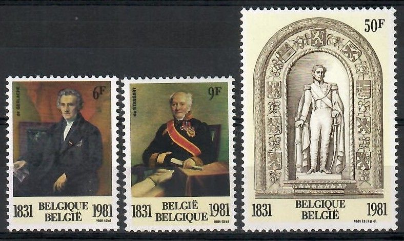 Znaczek Belgia 1981 Mi 2053-2055 Czyste **