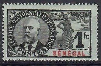 Znaczek Senegal 1906 Mi 44 Z podlepką *