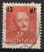 Znaczek Polska 1951 Mi 706 Fi 567 Stemplowane