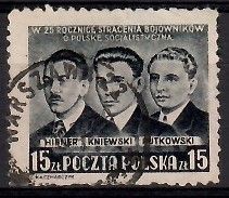 Znaczek Polska 1950 Mi 563 Fi 528 Stemplowane