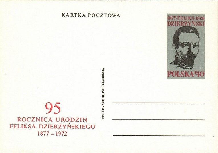 Znaczek Polska 1972 Fi Cp 531 Całostka pocztowa