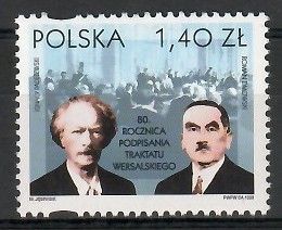 Znaczek Polska 1999 Mi 3777 Fi 3629 Czyste **