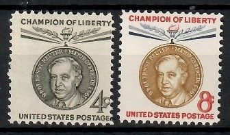 Znaczek USA 1959 Mi 762-763 Czyste **