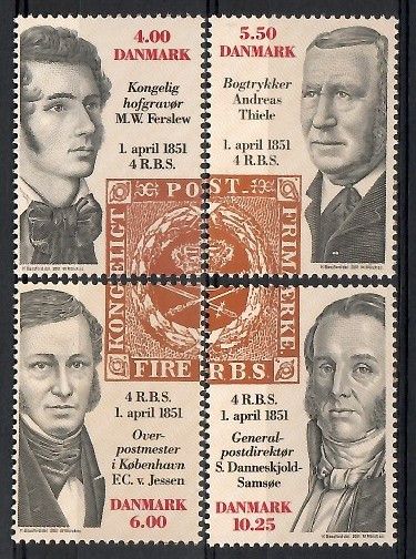 Znaczek Dania 2001 Mi 1273-1276 Czyste **