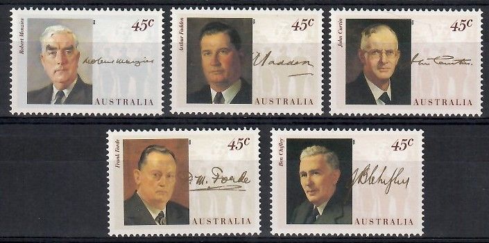 Znaczek Australia 1994 Mi 1419-1423a Czyste **