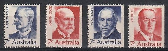 Znaczek Australia 1972 Mi 486-489Dr Czyste **