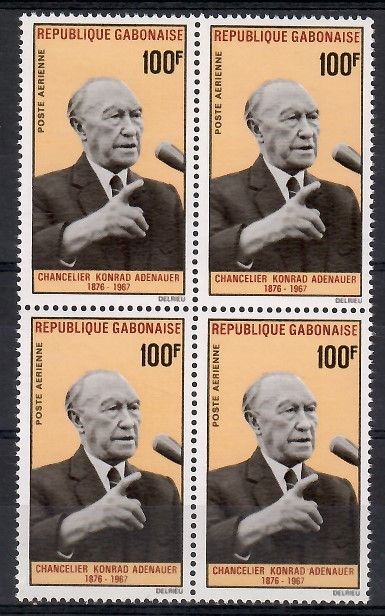 Znaczek Gabon 1968 Mi 296 Czyste **
