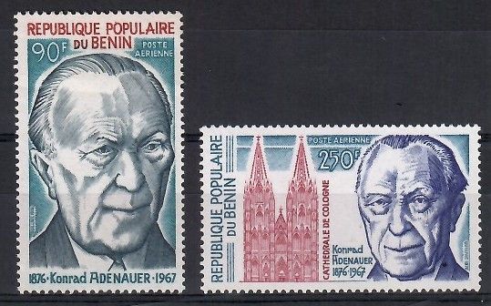 Znaczek Benin 1976 Mi 56-57 Czyste **