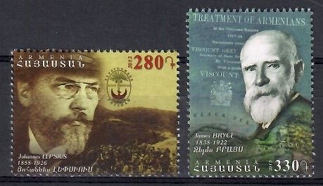 Znaczek Armenia 2013 Mi 835-836 Czyste **