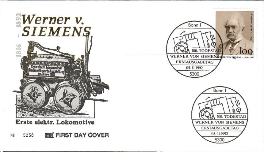 Znaczek Niemcy 1992 Mi 1642 FDC