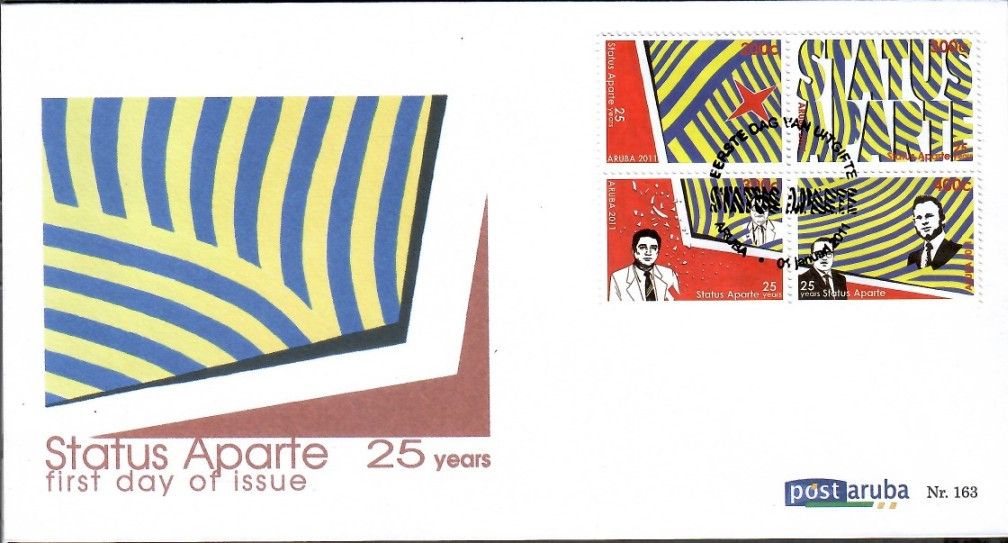 Znaczek Aruba 2011 Mi 541-544 FDC