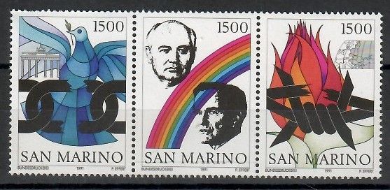 Znaczek San Marino 1991 Mi 1484-1486 Czyste **