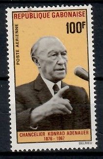 Znaczek Gabon 1968 Mi 296 Czyste **