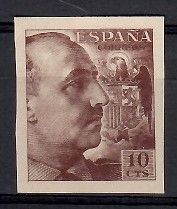 Znaczek Hiszpania 1939 Mi zwa 26(C) Czyste **