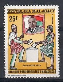 Znaczek Madagaskar 1972 Mi 650 Czyste **