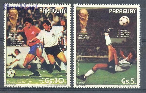 Znaczek Paragwaj 1982 Mi 3560+3562 Czyste **