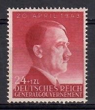 Znaczek Generalne Gubernatorstwo / GG 1943 Mi 102 Czyste **