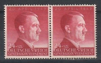 Znaczek Generalne Gubernatorstwo / GG 1943 Mi 102 Czyste **