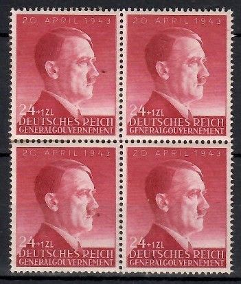 Znaczek Generalne Gubernatorstwo / GG 1943 Mi 102 Czyste **