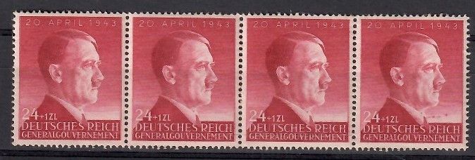 Znaczek Generalne Gubernatorstwo / GG 1943 Mi 102 Czyste **