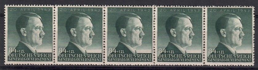 Znaczek Generalne Gubernatorstwo / GG 1943 Mi 103 Czyste **