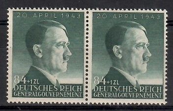 Znaczek Generalne Gubernatorstwo / GG 1943 Mi 103 Czyste **