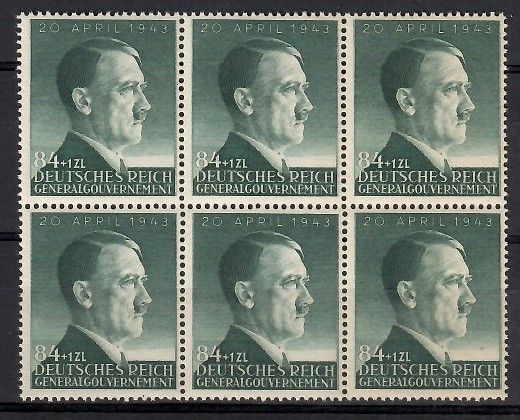 Znaczek Generalne Gubernatorstwo / GG 1943 Mi 103 Czyste **