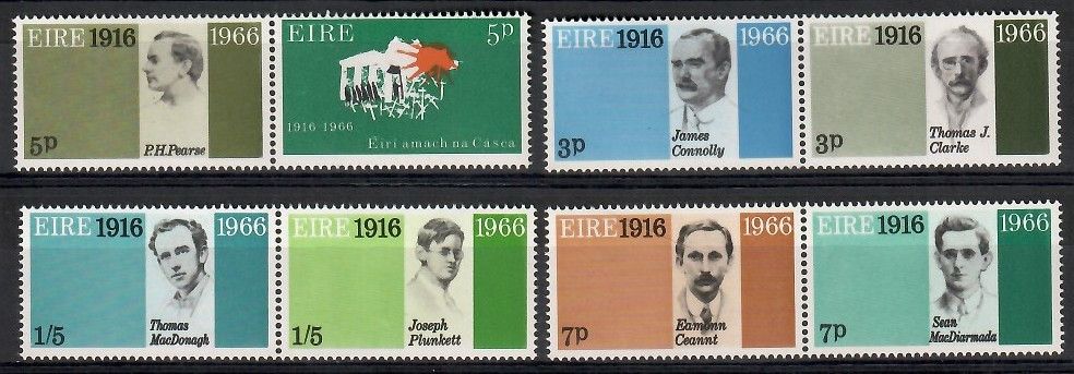 Znaczek Irlandia 1966 Mi 178-185 Czyste **