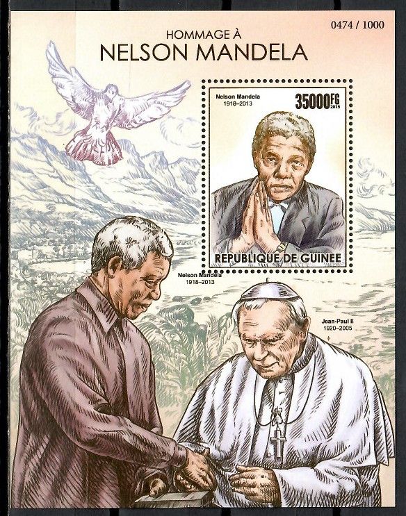 Znaczek Gwinea 2015 Mi bl 2568 Czyste **