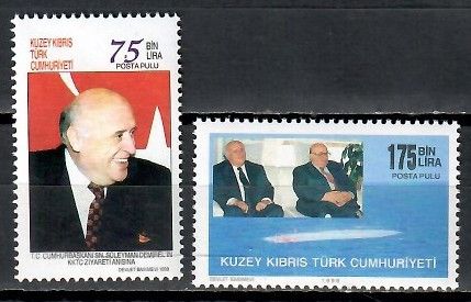 Znaczek Cypr Północny 1998 Mi 478-479 Czyste **