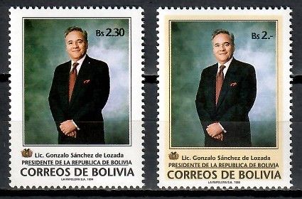 Znaczek Boliwia 1994 Mi 1234-1235 Czyste **
