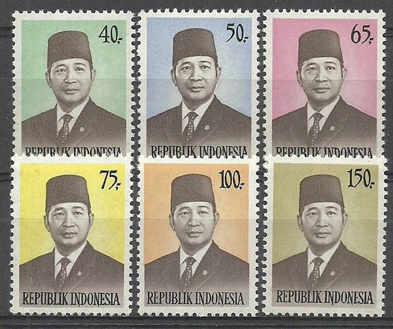 Znaczek Indonezja 1974 Mi 780-785 Czyste **