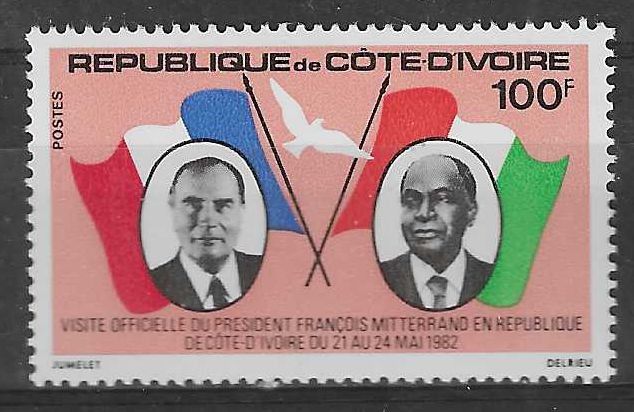 Znaczek Wybrzeże Kości Słoniowej 1982 Mi 725 Czyste **