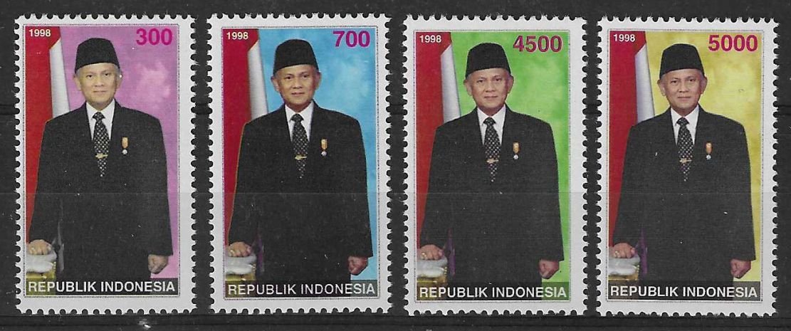 Znaczek Indonezja 1998 Mi 1816-1819 Czyste **
