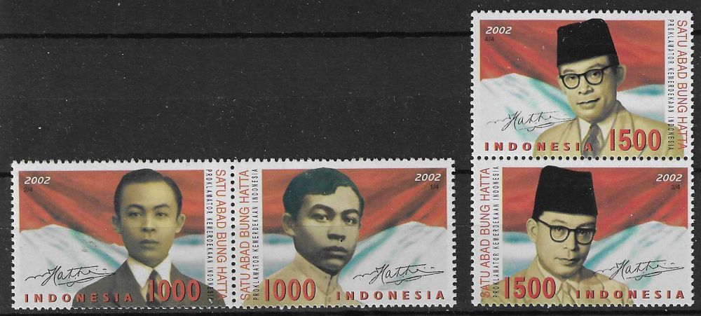 Znaczek Indonezja 2002 Mi 2199-2202b Czyste **