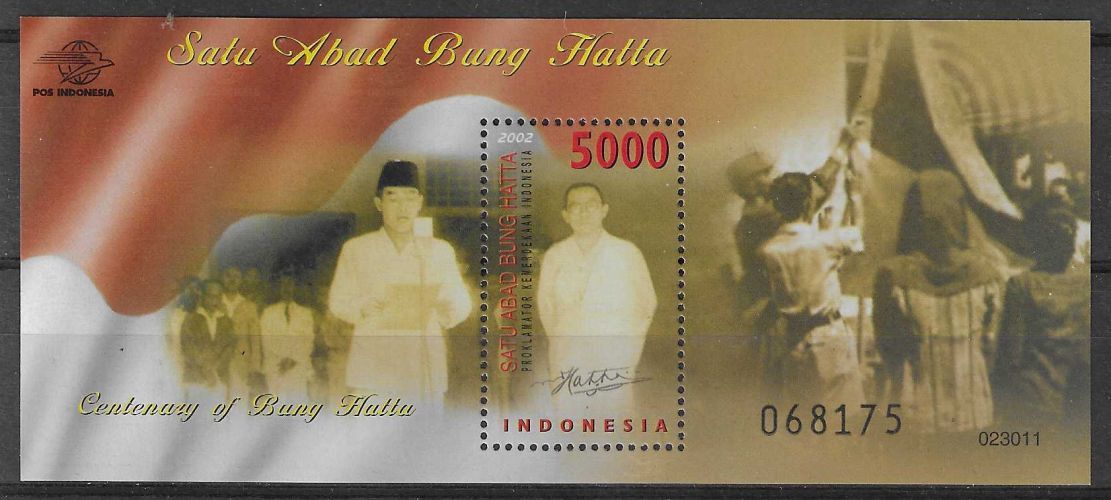 Znaczek Indonezja 2002 Mi bl 179 Czyste **