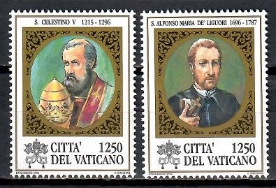 Znaczek Watykan 1996 Mi 1188-1189 Czyste **