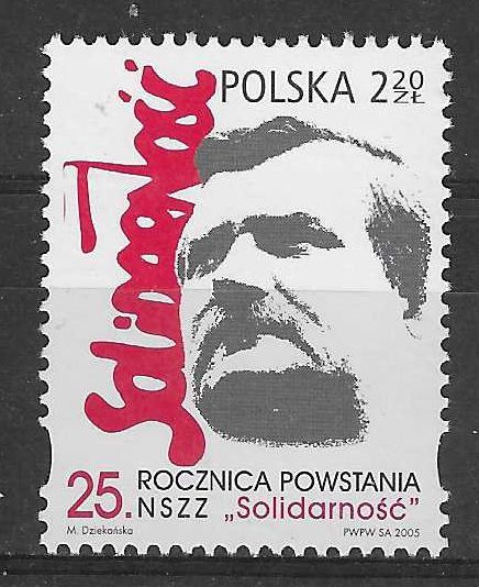 Znaczek Polska 2005 Mi 4205 Fi 4055 Czyste **