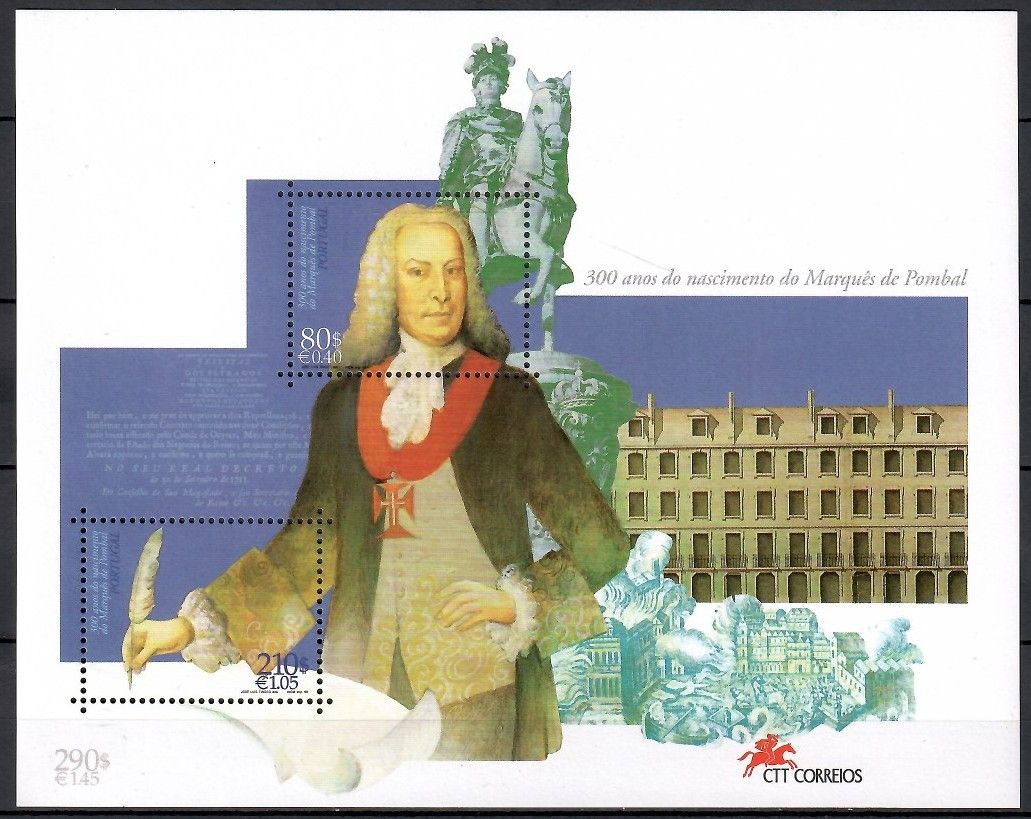 Znaczek Portugalia 1999 Mi bl 151 Czyste **