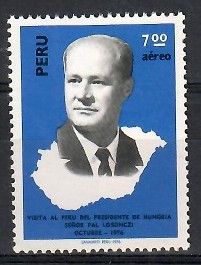 Znaczek Peru 1976 Mi 1025 Czyste **