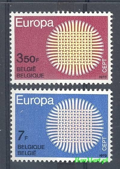 Znaczek Belgia 1970 Mi 1587-1588 Czyste **