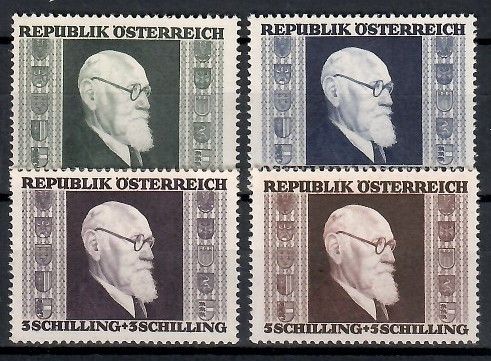 Znaczek Austria 1946 Mi 772-775 Czyste **