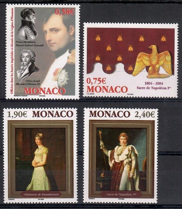 Znaczek Monako 2004 Mi 2696-2699 Czyste **