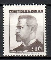Znaczek Chile 1966 Mi 649 Czyste **