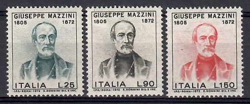 Znaczek Włochy 1972 Mi 1358-1360 Czyste **