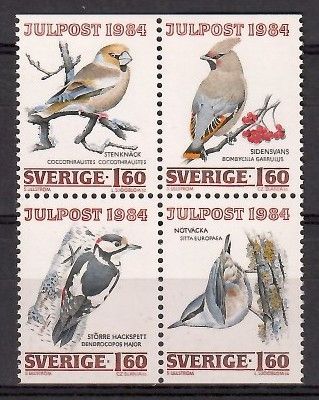 Znaczek Szwecja 1984 Mi 1307-1310 Czyste **