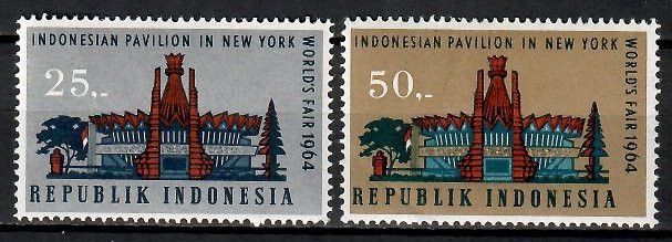 Znaczek Indonezja 1964 Mi 444-445 Czyste **