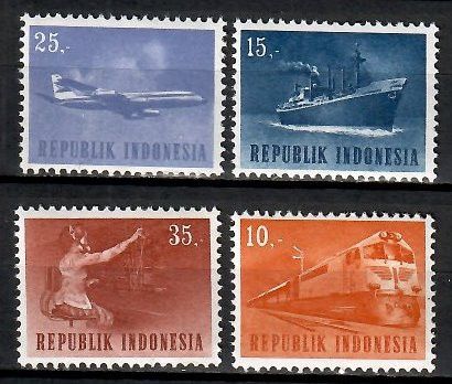 Znaczek Indonezja 1964 Mi 446-449 Czyste **