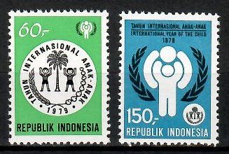 Znaczek Indonezja 1979 Mi 940-941 Czyste **