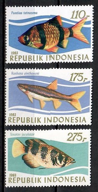 Znaczek Indonezja 1983 Mi 1116-1118 Czyste **